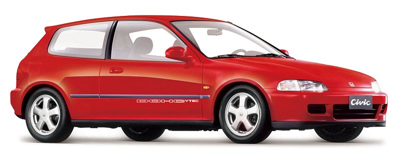 Maisto - Special Edition - Honda Civic EG6 Vtec, červená, 1:24