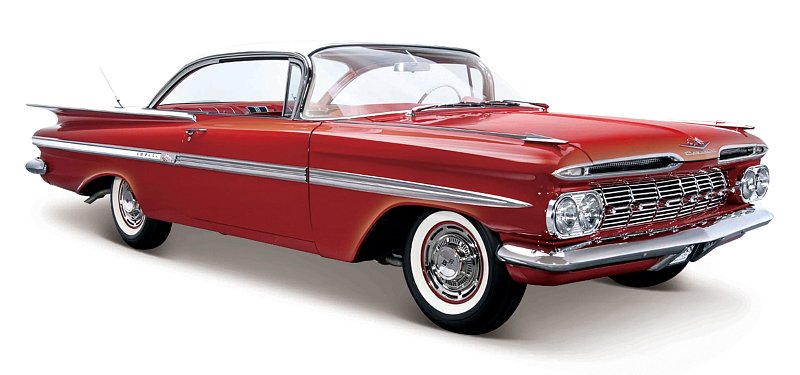 Maisto - Special Edition - 1959 Chevrolet® Impala, červená, 1:24