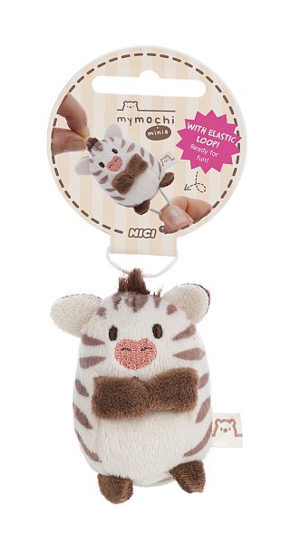 NICI MyMochi přívěsek Zebra Stripey 5 cm