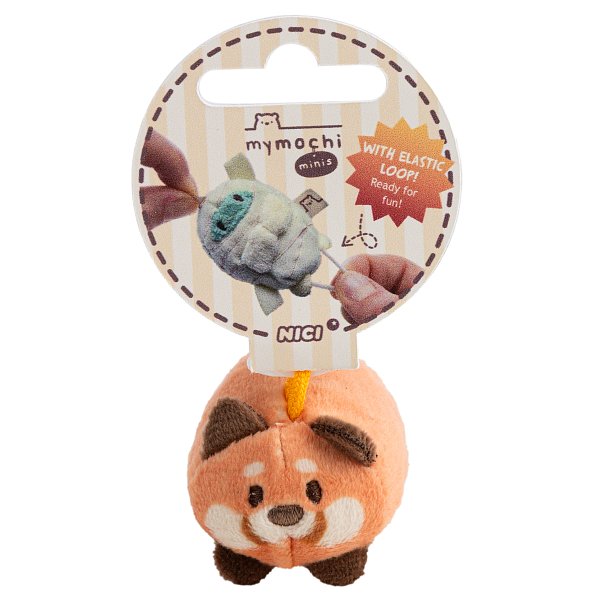NICI přívěsek MyMochi Panda červená Akai, 5 cm