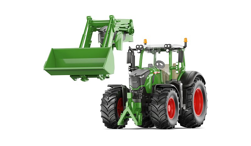 SIKU Farmer - traktor Fendt s odnímatelným předním nakladačem