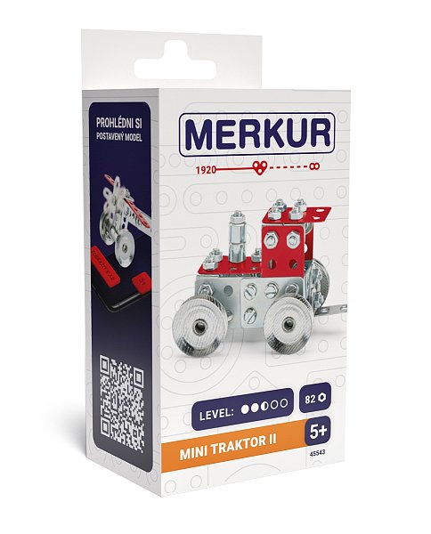 Mini 54 - traktor s vlekem, 82 dílků