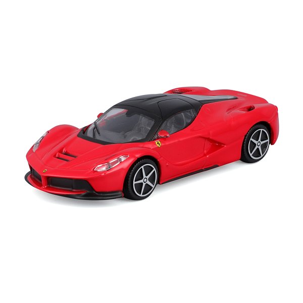 Bburago - RACE+PLAY, Ferrari LaFerrari, červená, 1:43
