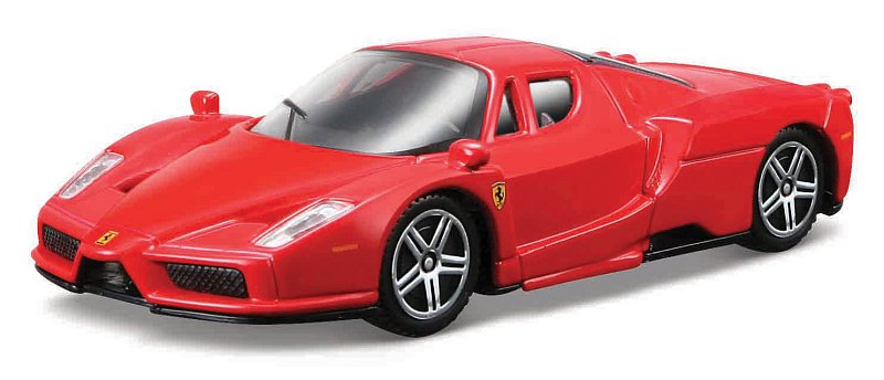 Bburago - RACE+PLAY, Enzo Ferrari, červená, 1:43