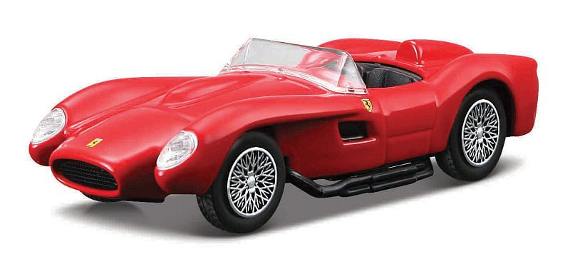Bburago - RACE+PLAY, Ferrari 250 Testa Rossa, červená, 1:43