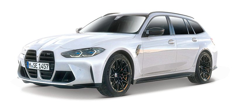 Bburago - STREET FIRE, BMW M3 Touring 2023, bílá 1:43