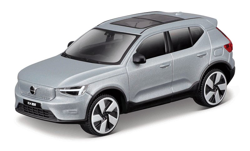 Bburago - STREET FIRE,  Volvo EX40, šedá metalíza, 1:43
