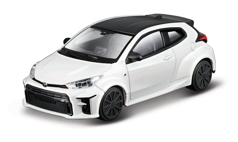 Bburago - STREET FIRE, Toyota GR Yaris, bílá, 1:43