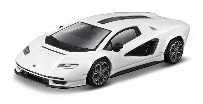 Bburago - STREET FIRE, Lamborghini Countach LPI 800-4, bílá 1:43