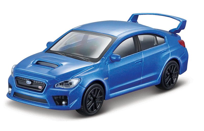 Bburago - STREET FIRE, Subaru WRX STI 2017, modrá metalíza, 1:43