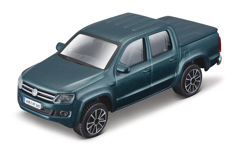 Bburago - STREET FIRE, Volkswagen Amarok, zelená metalíza, 1:43