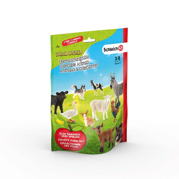 Sáček s překvapením - farmářská zvířátka L, série 4