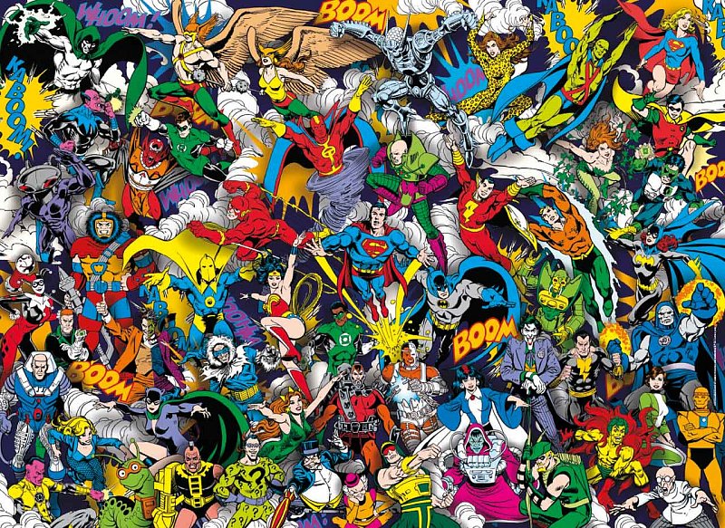 Puzzle 1000 dílků Impossible - DC Comics