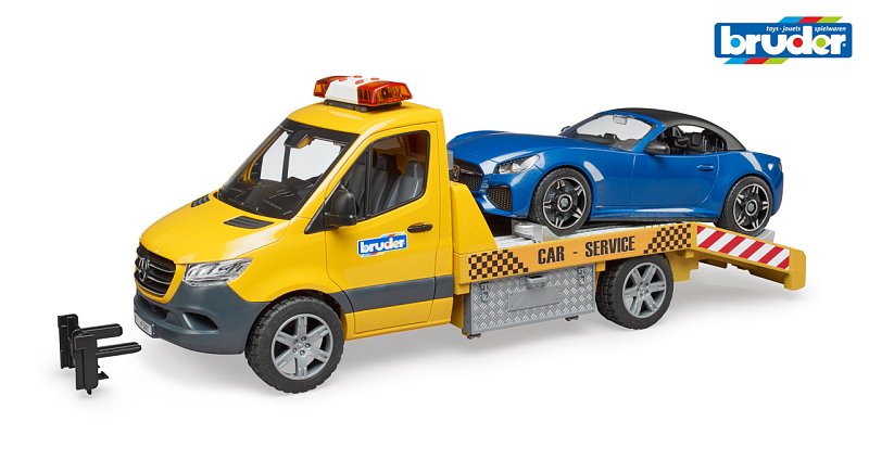 Komerční vozy - MB Sprinter přepravující auto