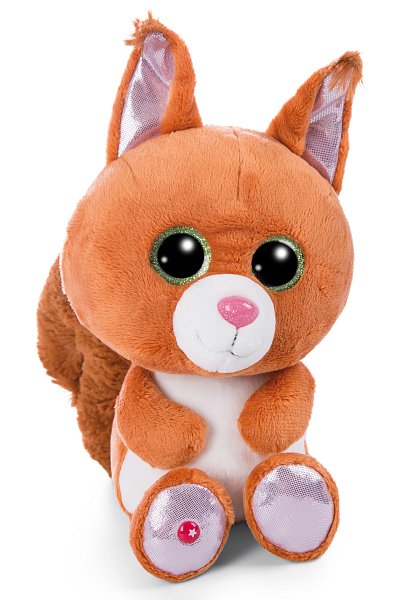 NICI Glubschis plyš Veverka Squibble 25cm, GREEN