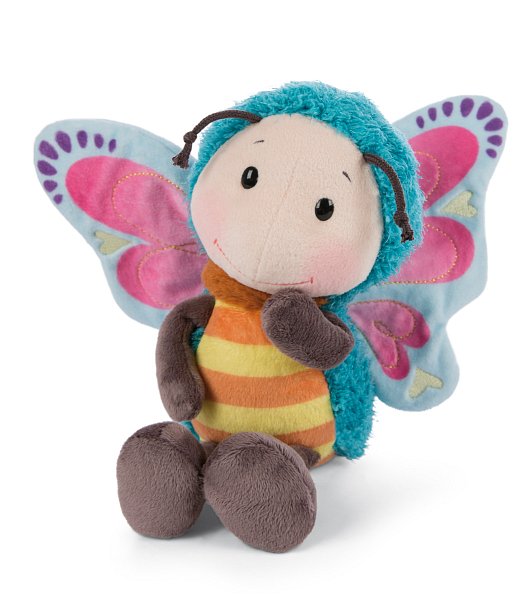 NICI plyš Motýl 18 cm , modrý