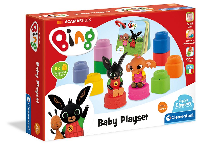 Clemmy baby - BING -  Kostky s knížkou