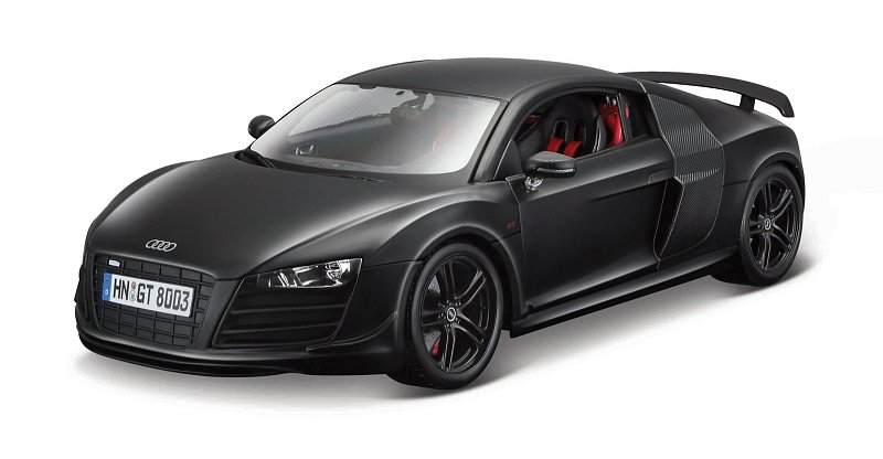Maisto - Audi R8 GT, matně černá, 1:18