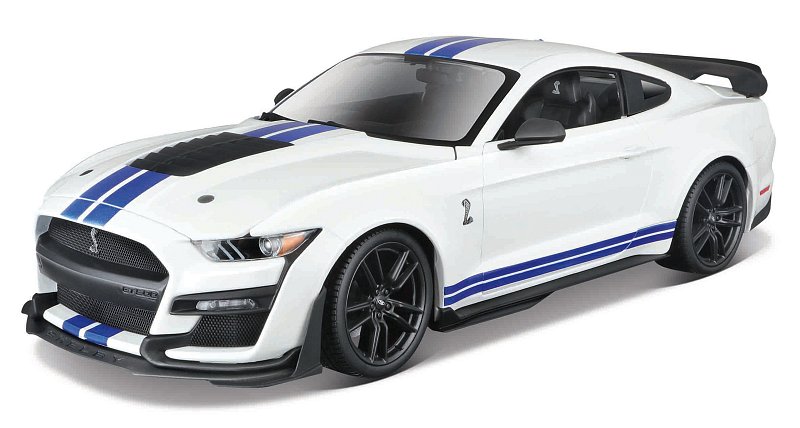 Maisto - 2020 Mustang Shelby GT500, biely, 1:18