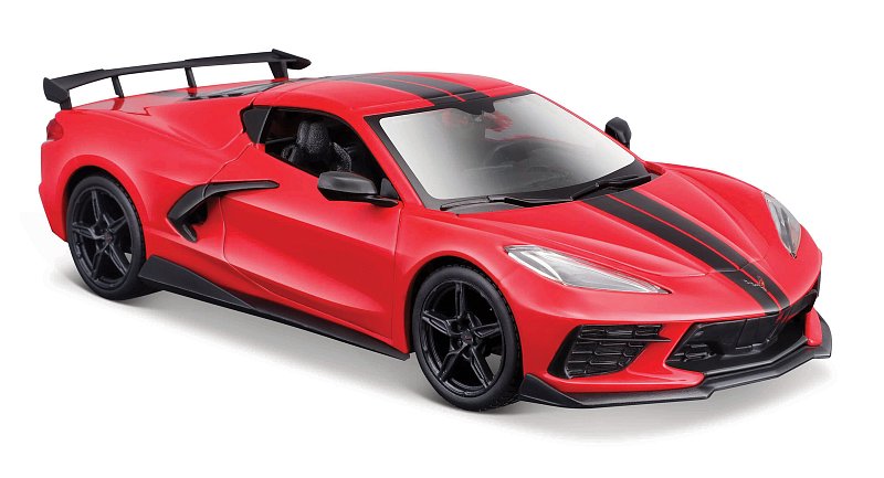 Maisto - 2020 Chevrolet Corvette Stingray Coupe, červená, 1:24