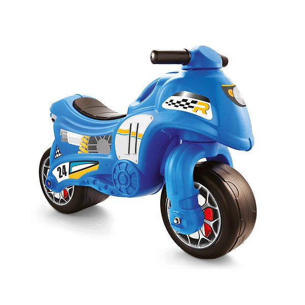 Odrážedlo motorka modrá