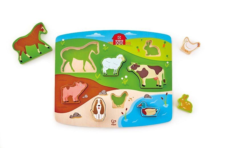 Puzzle - Zemědělská zvířátka