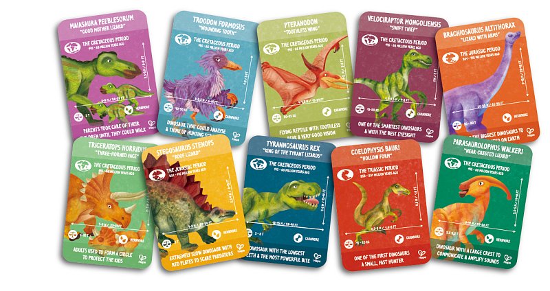 Puzzle - Dinosauři, délka 1,5 m