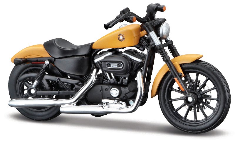Maisto - HD - Motocykl - 2014 Sportster Iron 883, matně, zlatá, 1:18