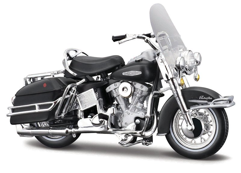 Maisto - HD - Motocykl - 1966 FLH Electra Glide, 1:18