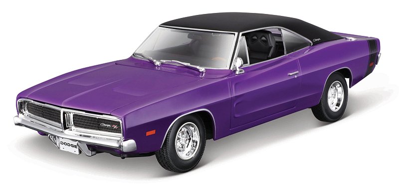 Maisto - 1969 Dodge Charger R/T, fialová, 1:18