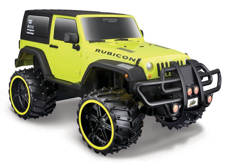 Maisto RC - 1:16 Jeep Wrangler Rubicon Off-Road RC, žltý