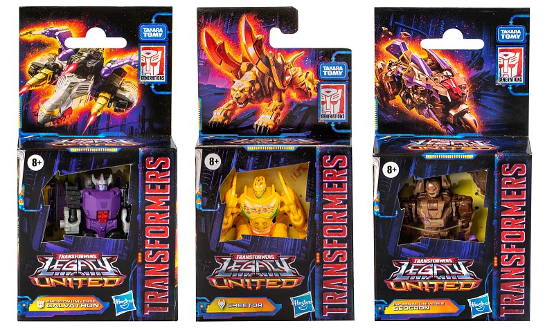 HASBRO - Transformers Generations Legacy základní figurka 9cm assort, 8 balení, 3 druhy