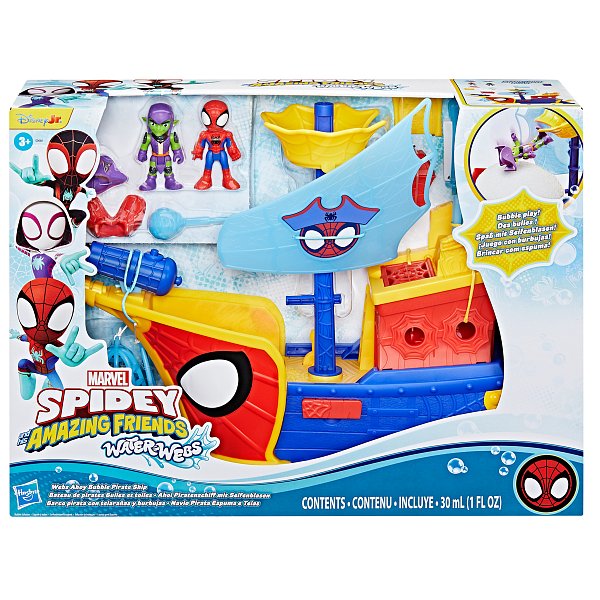 HASBRO - Spider-Man Pirátská loď s bublifukem