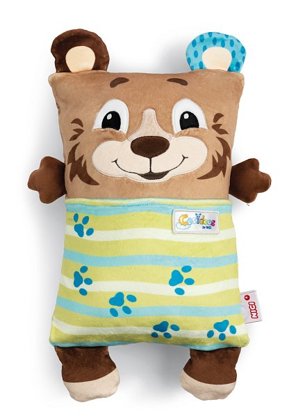 NICI Cosidoos plyš Medvěd oboustranný motiv 30x20cm