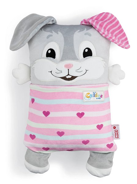 NICI Cosidoos plyš Zajíček oboustranný motiv 30x20cm