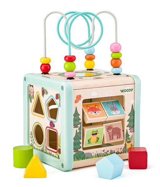 Didaktická kostka - Lesní zvířata