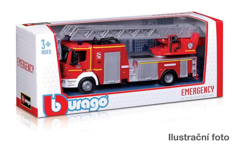 Bburago - Emergency, Záchranná vozidla, 1:50, assort