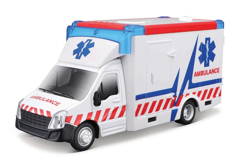 Bburago - Municipal Vehicle, Ambulatní vozidlo a nosítka