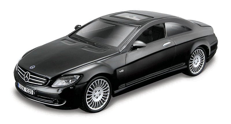 Bburago - Auta HOBBY, Mercedes - Benz CL 550, černá metalíza, 1:32