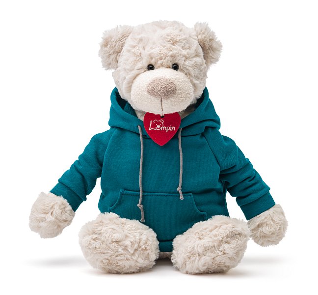 Medvěd Spencer v modré mikině, 36cm