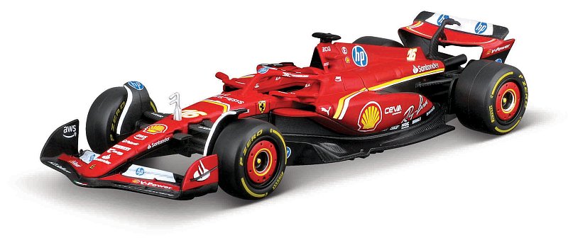 Bburago - RACE Formule F1, Ferrari Scuderia SF-24 (2024), #16 Charles Leclerc, 1:43