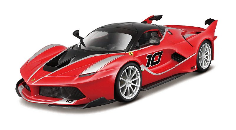 Bburago - RACE+PLAY, Ferrari FXX K, červená, 1:18