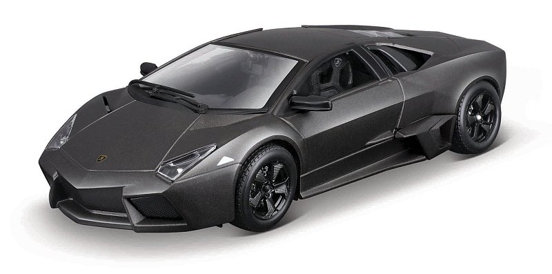 Bburago - Auta HOBBY, Lamborghini Reventón, šedá metalíza, 1:24