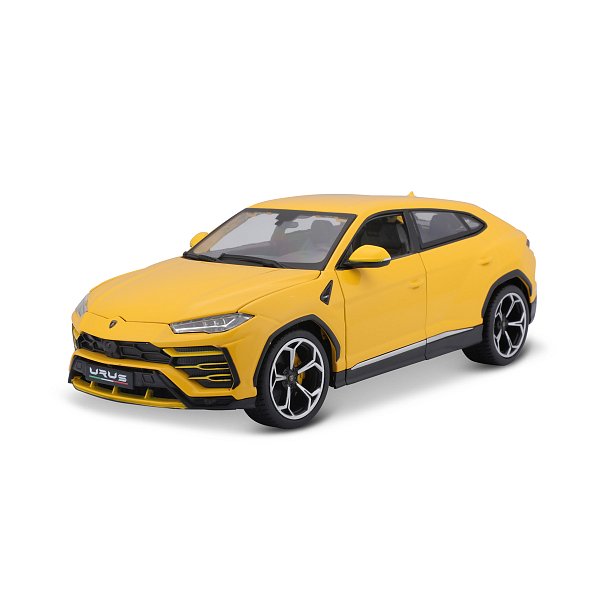 Bburago - Auta HOBBY, Lamborghini Urus, žlutá, 1:18