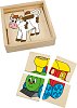 Mini puzzle in a wooden box – Happy Engine