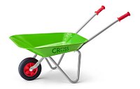Garden wheelbarrow CROSS - green, metal