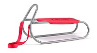 Metal sledge, silver/red