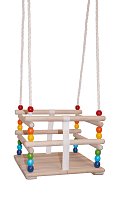 Toddlers wooden swing