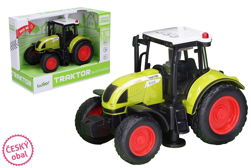 Wiky Pro kluky - Traktor na setrvačník s efekty - 18 cm