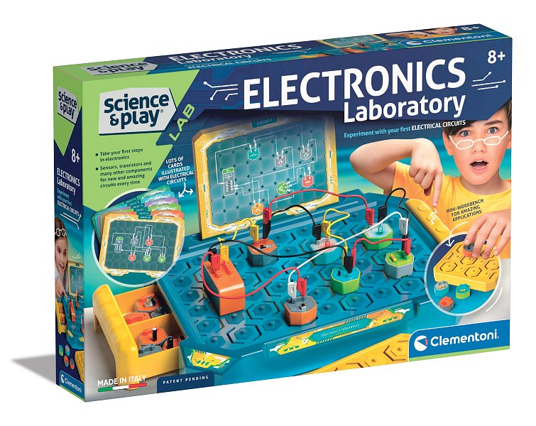 Clementoni Science and Play - dětská laboratoř Velká elektronická sada